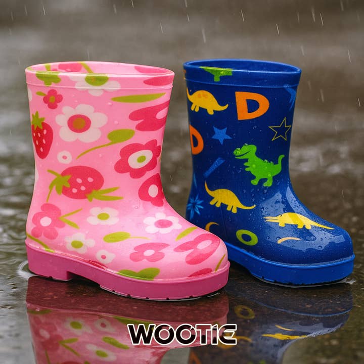 Wootie - Wholesale Rain Boots - Kids - WOOTIE Design Rain Boots / 4 Styles4