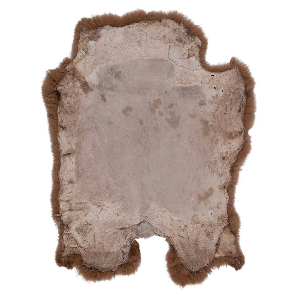 Mars & More - Brand of B Living - Wholesale Retailer Display - Accessories - Rust Rabbit Fur 40Cm1