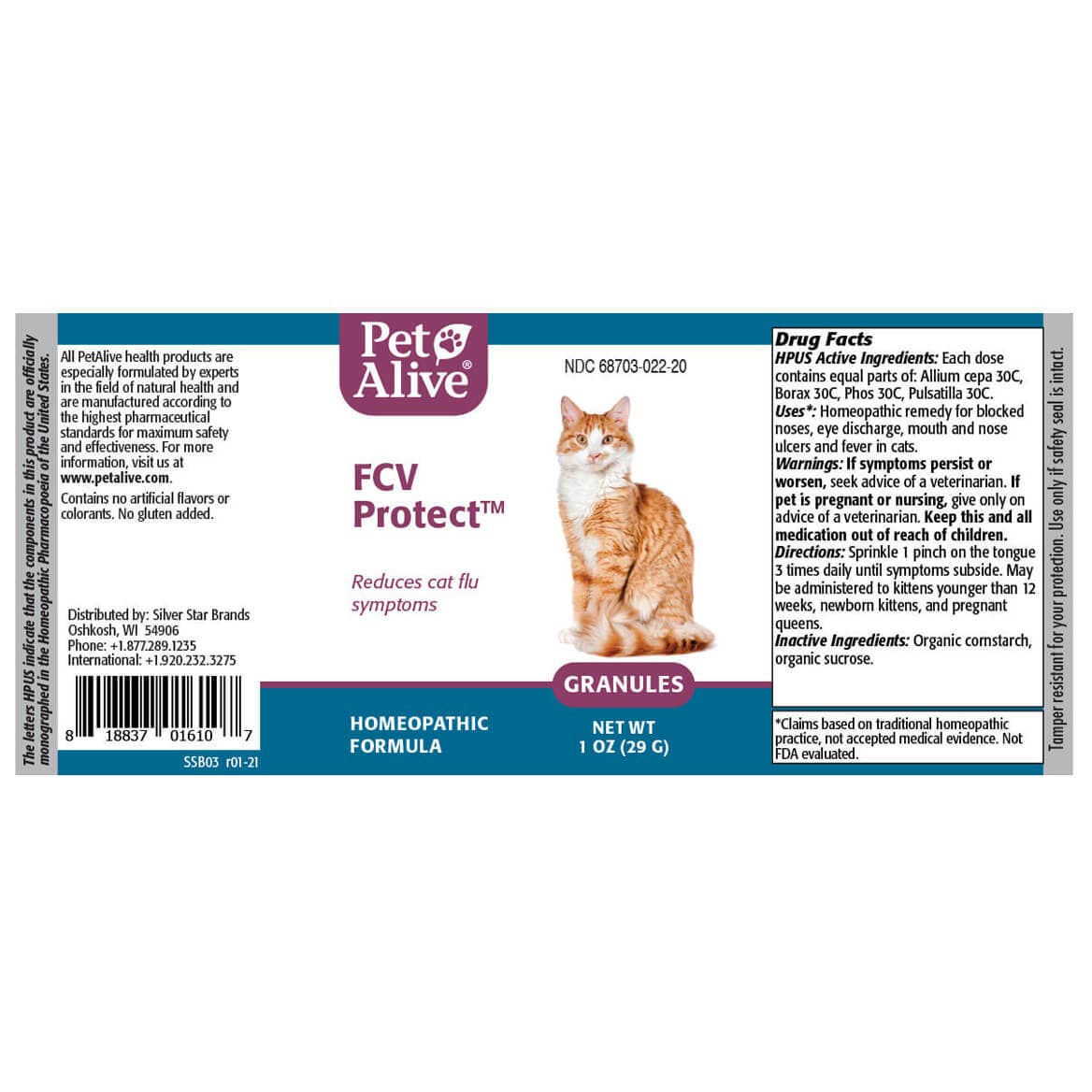 Pet Alive – Engroshandel Supplement til kæledyr - Kat – PetAlive® FCV Protect™ Granulat2