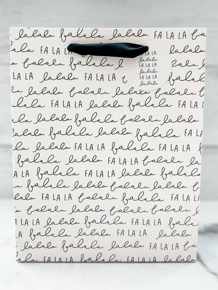 Fa La La Gift Bag for wholesale by Trim & Twine