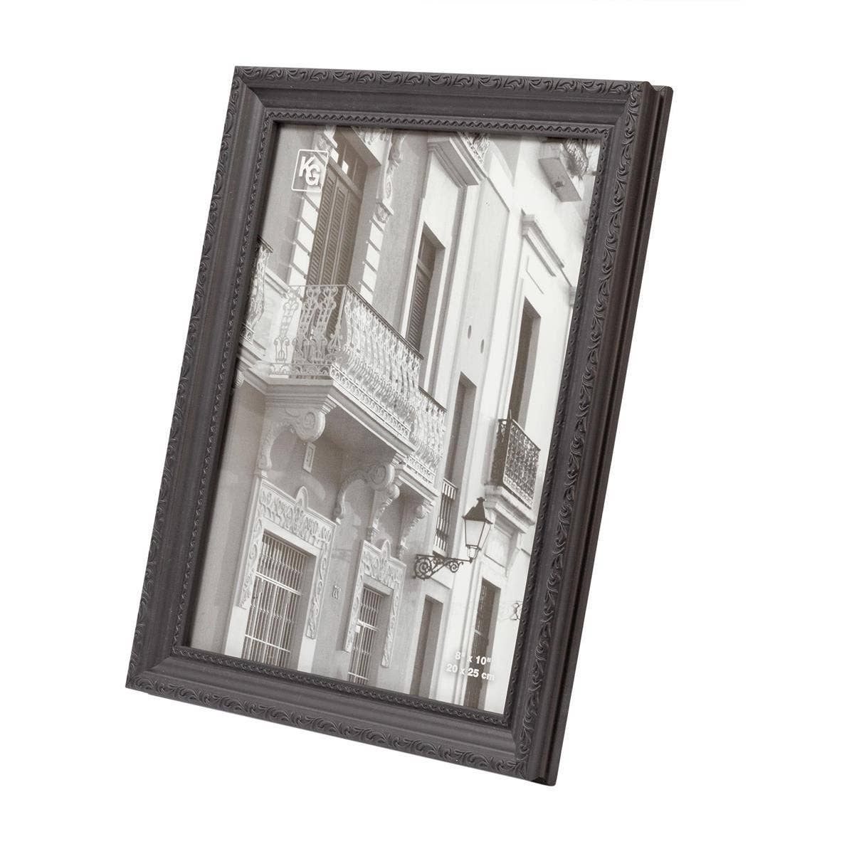 Kiera Grace - Wholesale Picture Frame - Kiera Grace Claire Frame, Black With Raised Leaf Border8