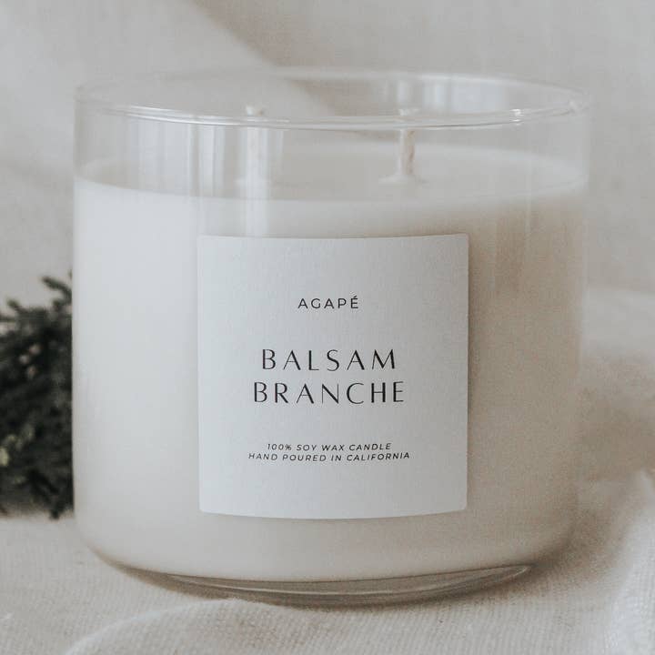 Agapé Candles - Vendita all'ingrosso Candela in vasetto - CANDELA RAMO DI BALSAMO 18 oz0