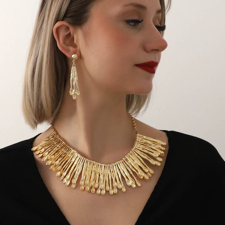 BUBU BY TEKIN SHOP - Wholesale Jewelry Set - Gold Plated Boho Jewelry Set0