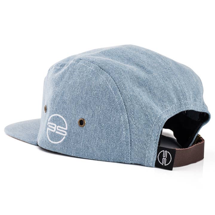 Blackskies - Wholesale Flat Brim Cap - Unisex - Eos 5-Panel Hat - Blue Denim1