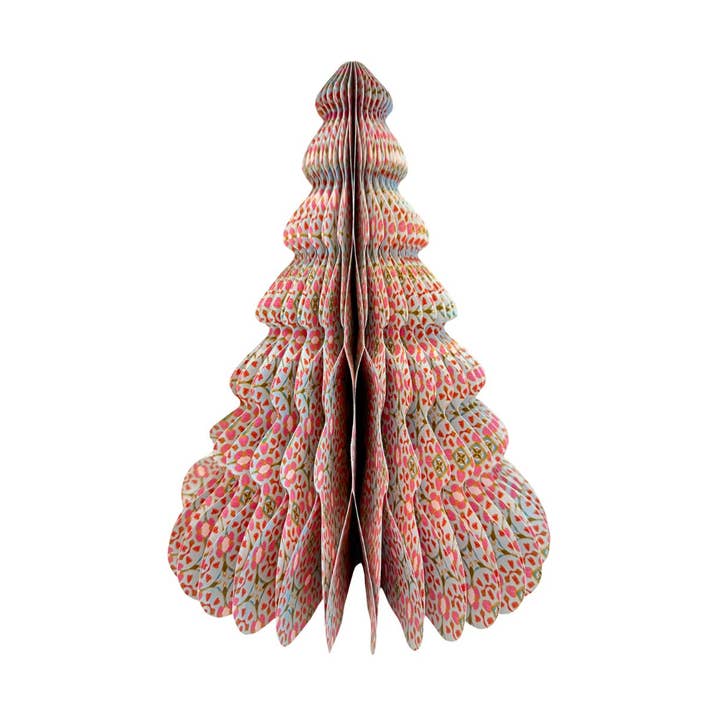 Gasparilla 12" Rundkante Waben-Weihnachtsbaum für den Großhandel von Laura Park Designs