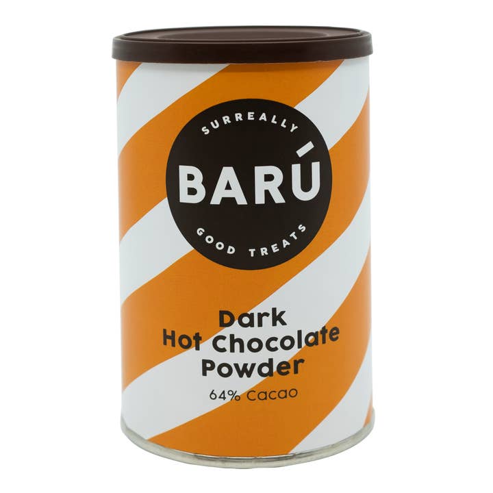 Barú Drinking Powder - Dark Hot Chocolate Powder in Canister for wholesale by Belgium's Chocolate Source