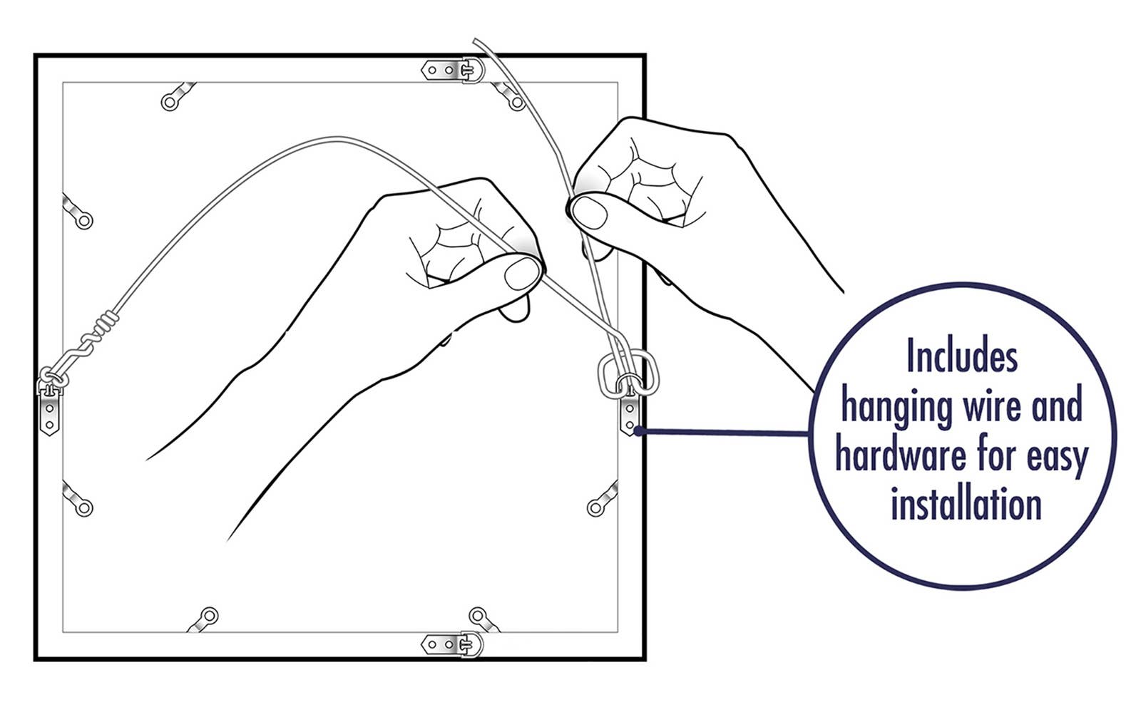 Americanflat - Wholesale Picture Frame - Americanflat Poster Frame with Wide Molding97