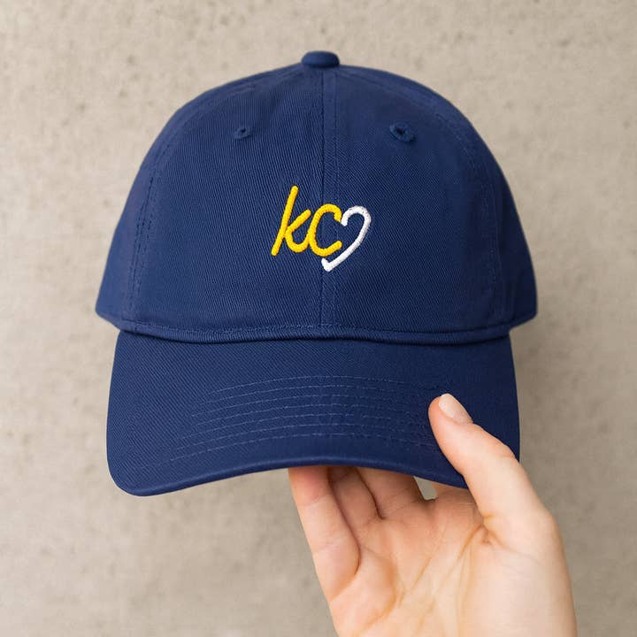 Embroidered Kansas City Dad Hat for wholesale by Thread Friday