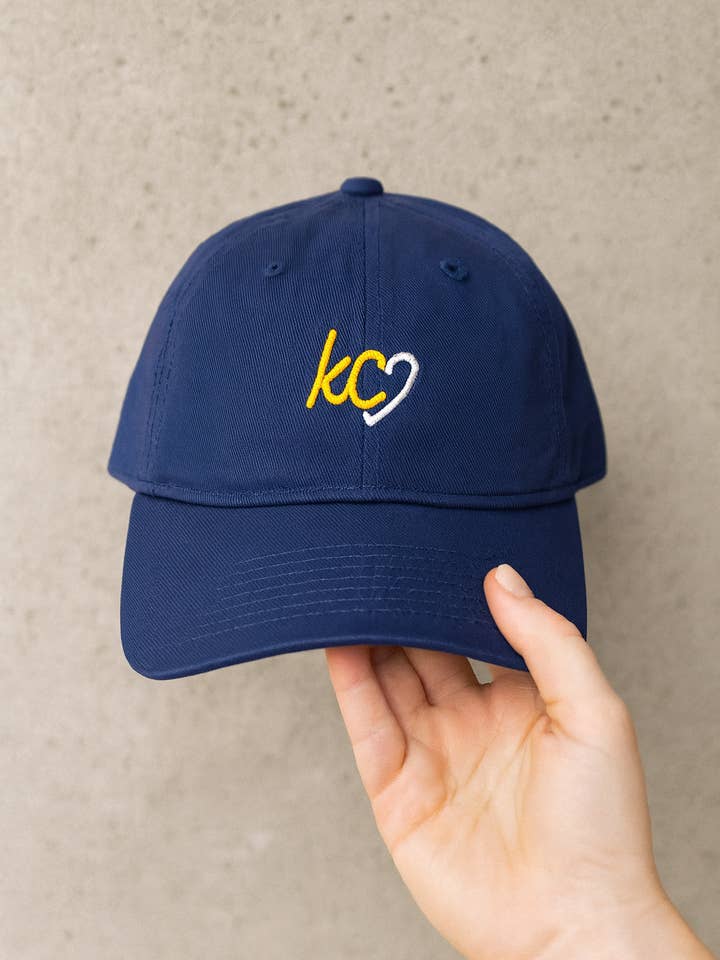 Embroidered Kansas City Dad Hat for wholesale by Thread Friday