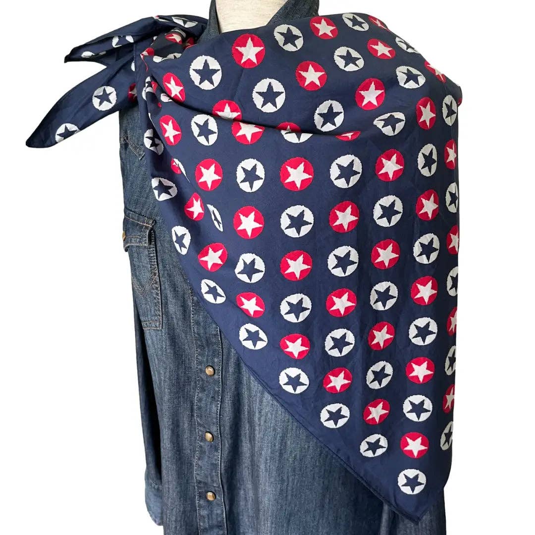Cowtown Wild Rags - Wholesale Bandana - Unisex - Cowboy Cotton Bandana 36" (Rodeo Parade)3