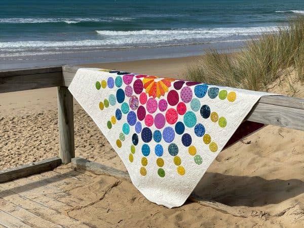 Free Bird Quilting Designs - Wholesale Craft sewing kit - 7. Radiating Circle Pattern5