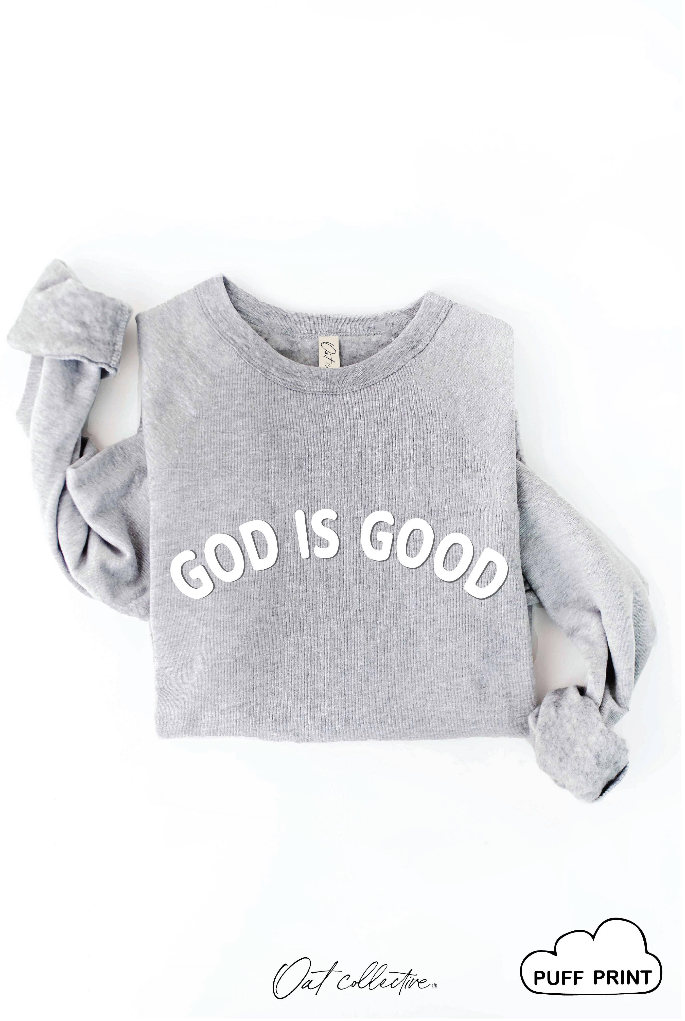 OAT COLLECTIVE – Engroshandel Grafisk Sweatshirt - Dame – GUD ER GOD PUFF Grafisk Sweatshirt13