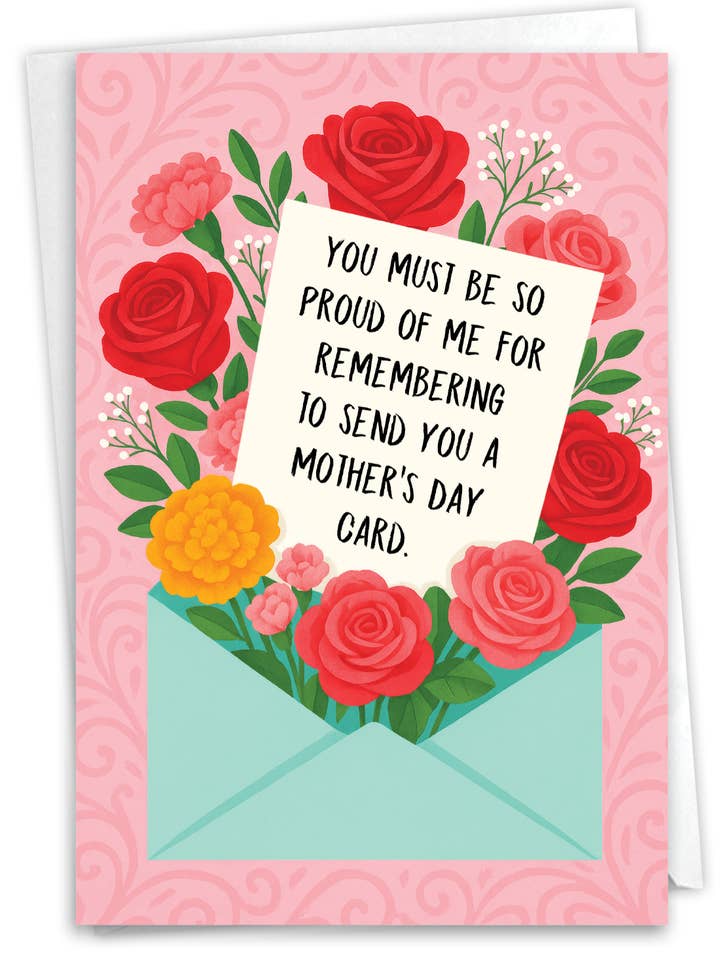 1 Card Mother's Day Card - So Proud for wholesale by NobleWorks