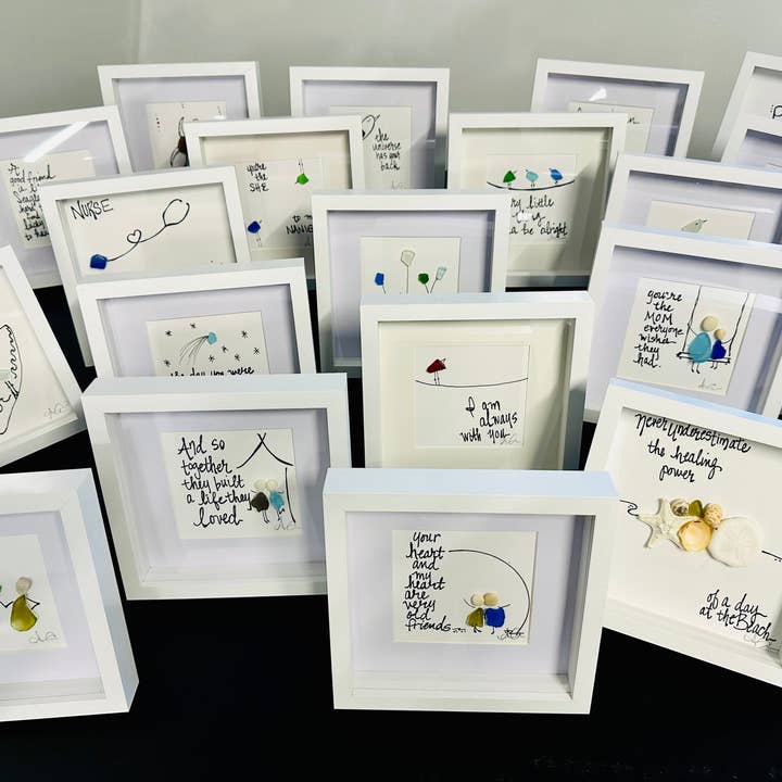 Back Bay Designs - Wholesale Art Print - Old friends Seaglass art1