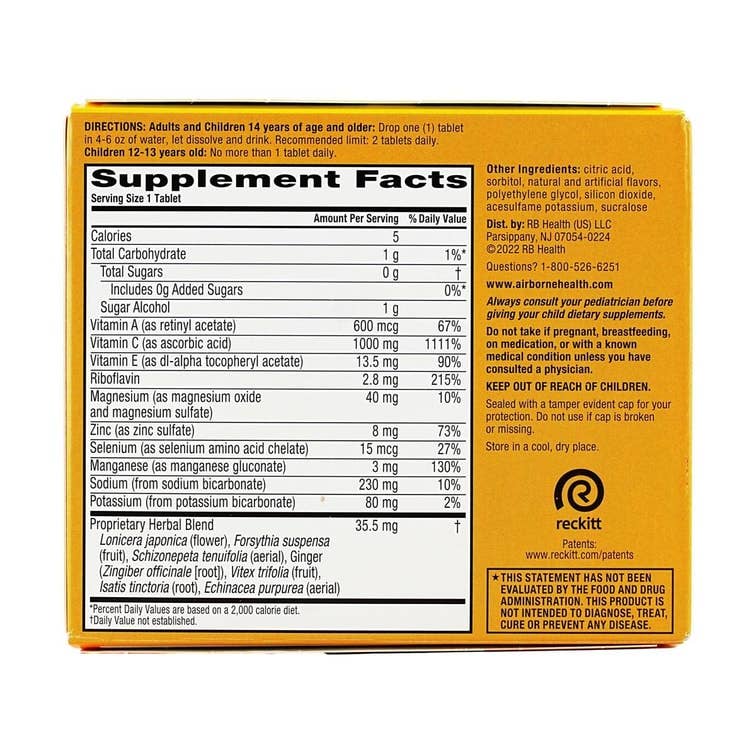 Yami - Wholesale Oral Supplement/Vitamin - Zesty Orange Vitamin C Effervescent Tablets Immune Support11