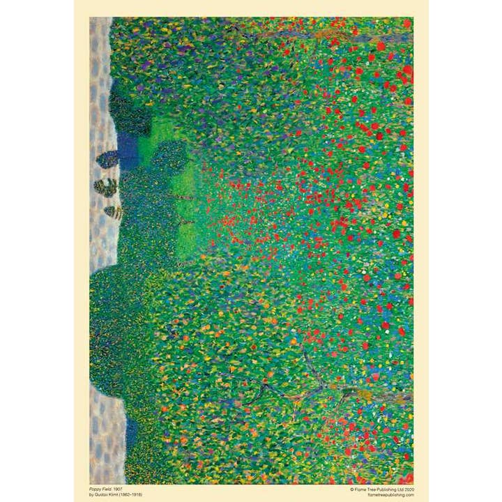 Simon & Schuster - Wholesale Book - Adult - Adult Jigsaw Puzzle Gustav Klimt: Poppy Field by