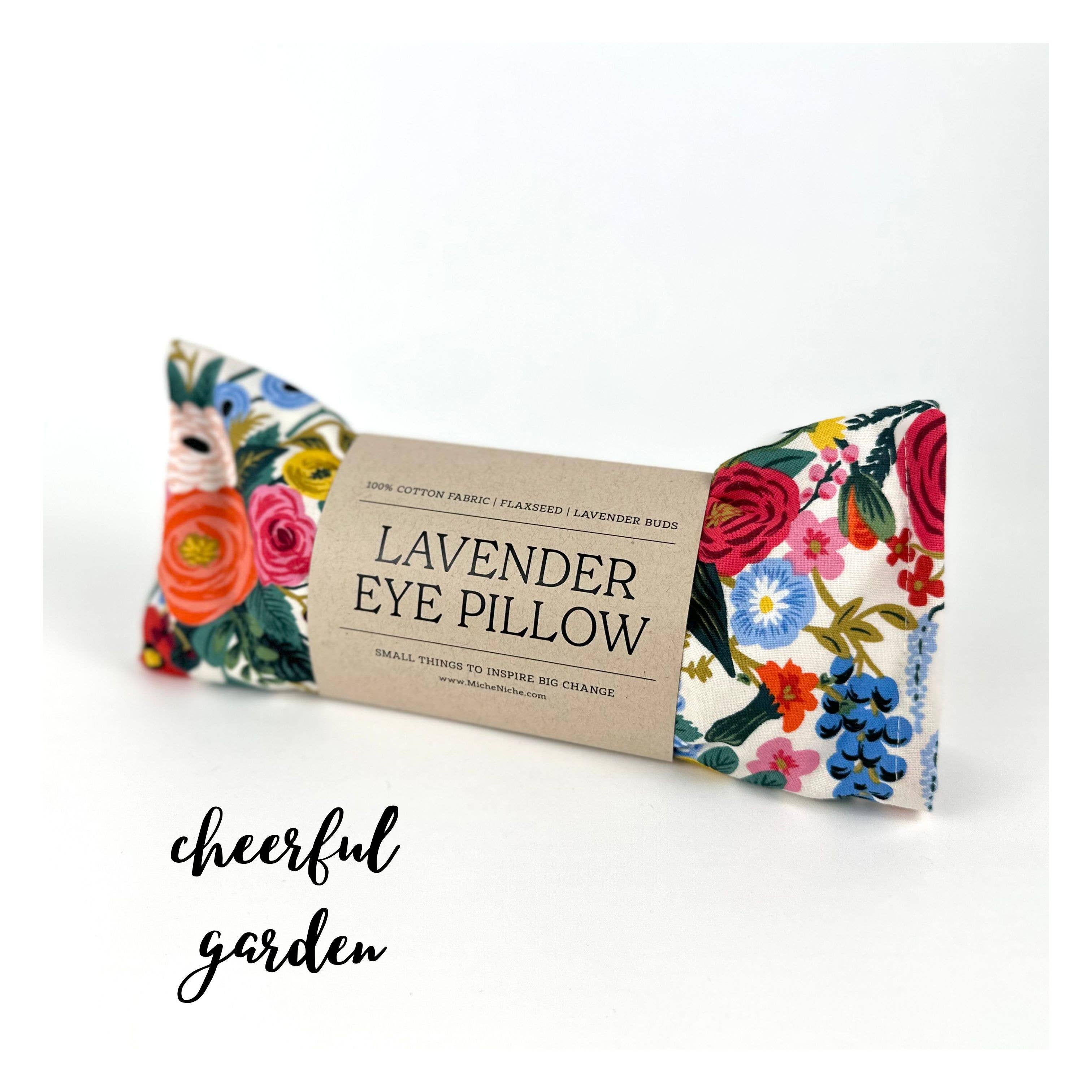 Miche Niche - Venta al por mayor Cojín de spa/terapia - Almohada para ojos color lavanda | Colección Rifle Paper Co1