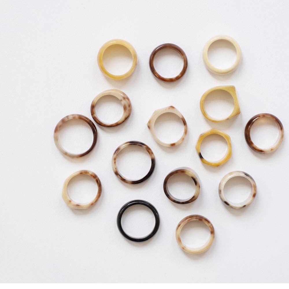 MAADILI COLLECTIVE - Wholesale Cocktail/Statement Ring - Simple Horn Ring3