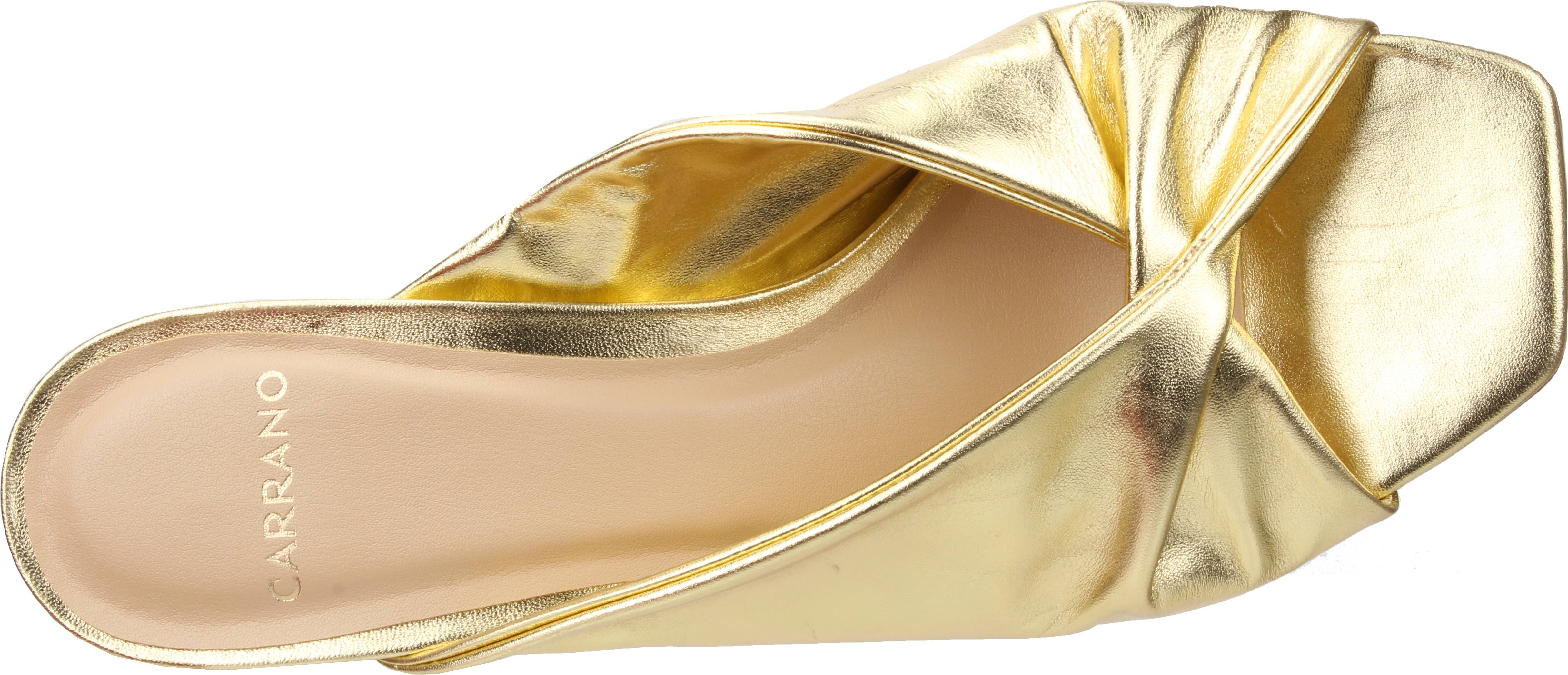 Carrano - Wholesale Low Heels - Women's - Sage - Leather Slide Sandal 322002F2