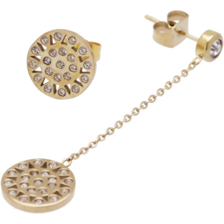 SURYA Earrings - Gold for engroshandel hos 3 For Evigt