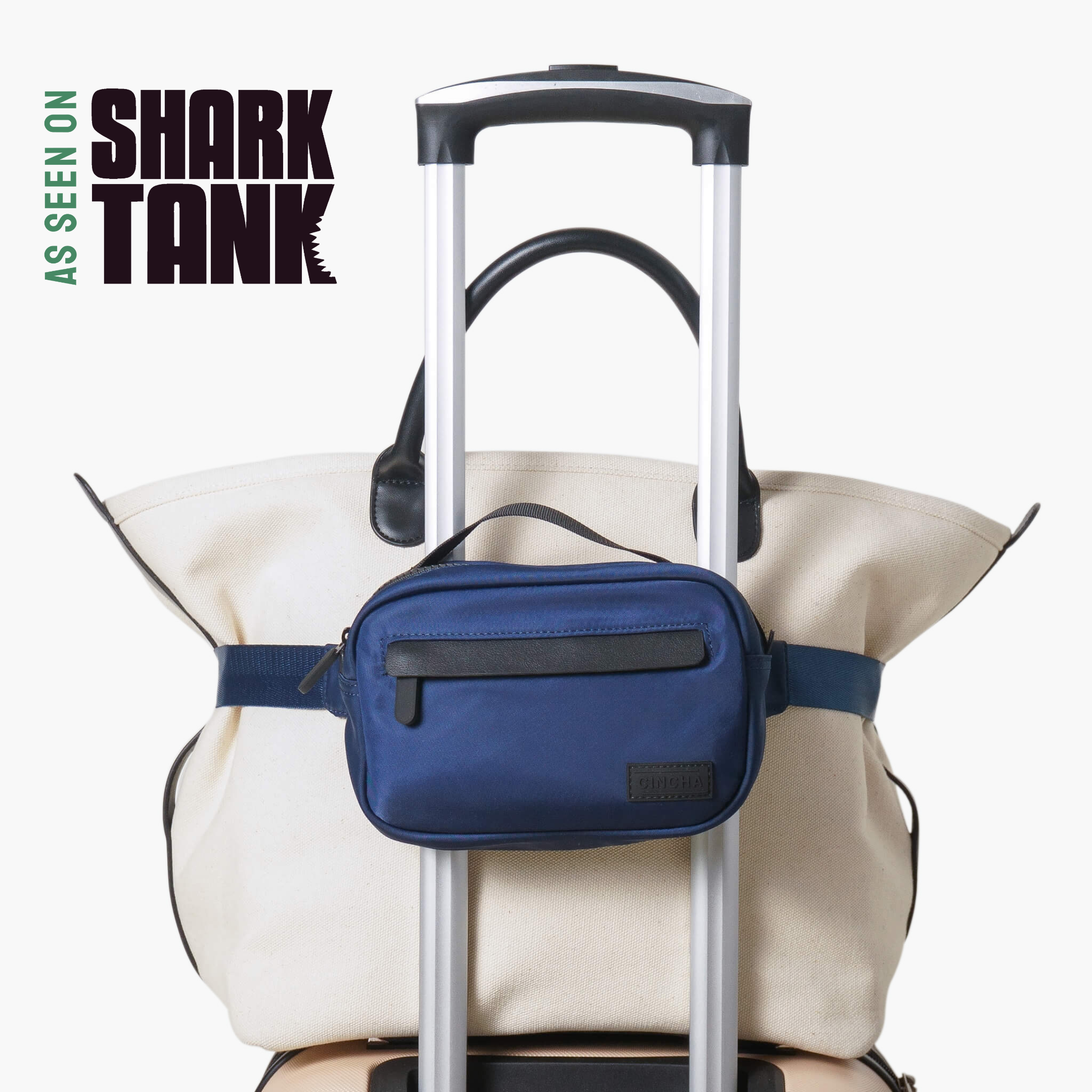 Cincha – wholesale Midjeväska - Dam – 2-in1 Resbältesväska - Marinblå1