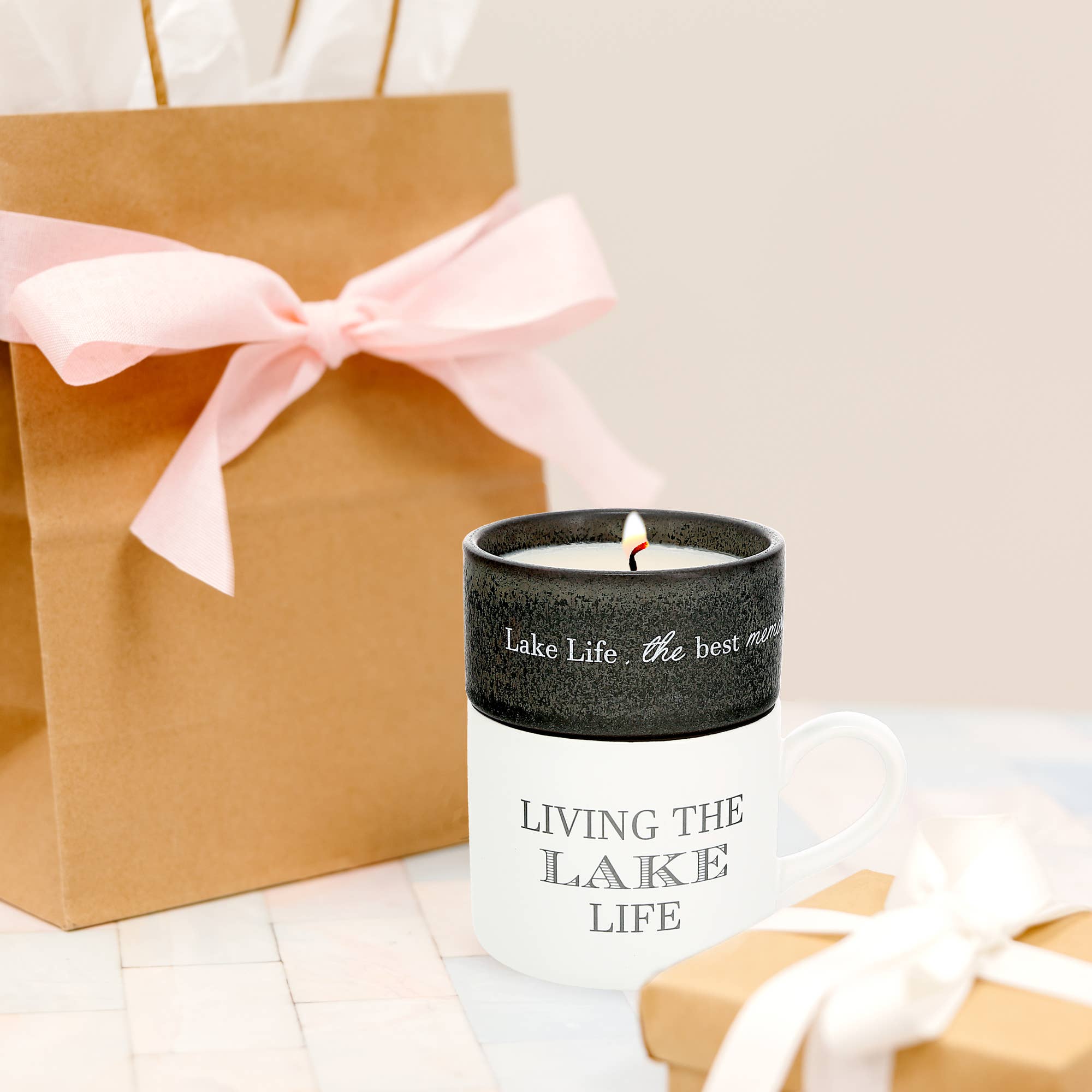 Pavilion – wholesale Jar/filled candle – Lake - Stacking Mug and Candle Set3