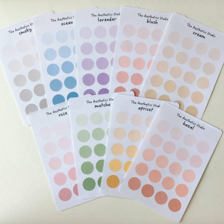 Prickar klistermärke Sheet för wholesale av The Aesthetics Studio