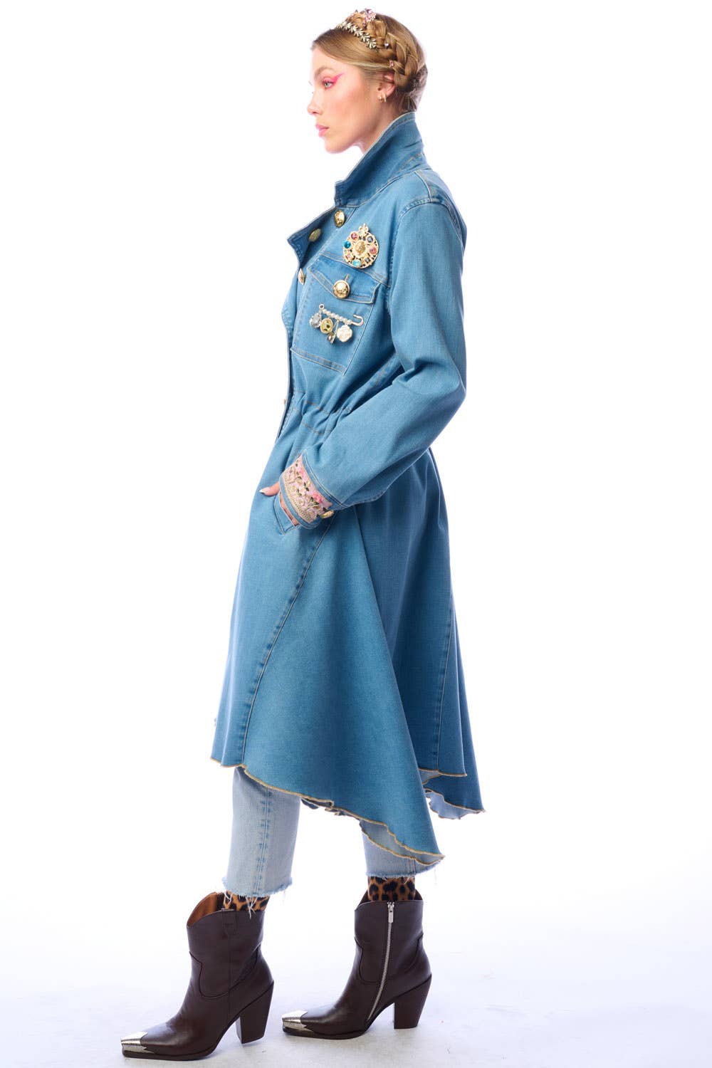 Aratta | Women's Fashion - Wholesale Coat - Women's - Monte Carlo Denim Coat14