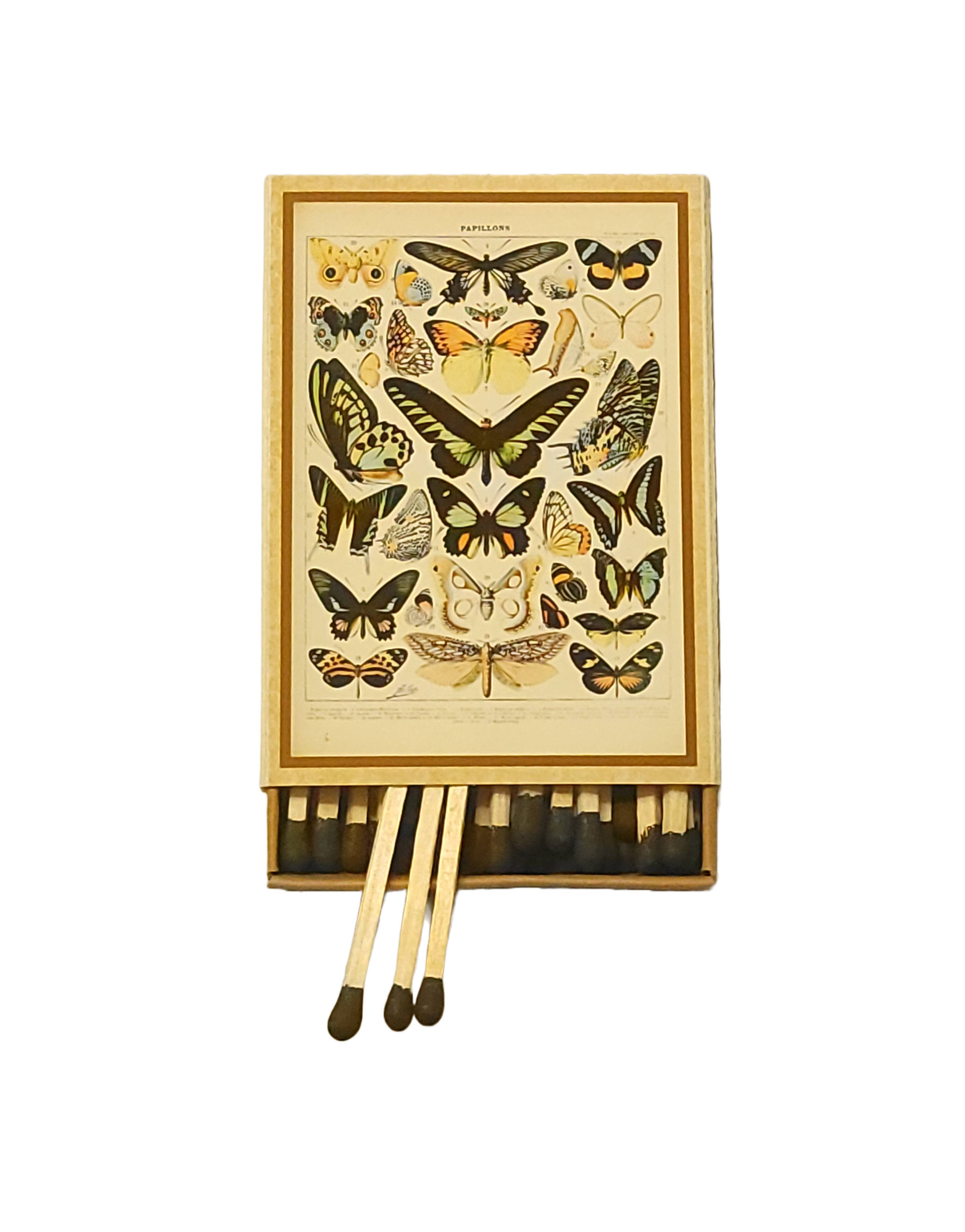 Superior Dry Goods - Wholesale Matches - "Beautiful Butterflies" Handmade Decorator Matchbox Lot3