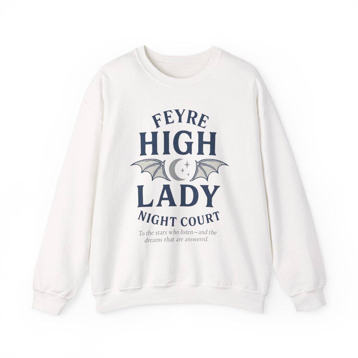 MagicMerchEmporium - Wholesale Graphic Sweatshirt - Women's - Feyre High Lady Night Court Graphic Sweatshirt0