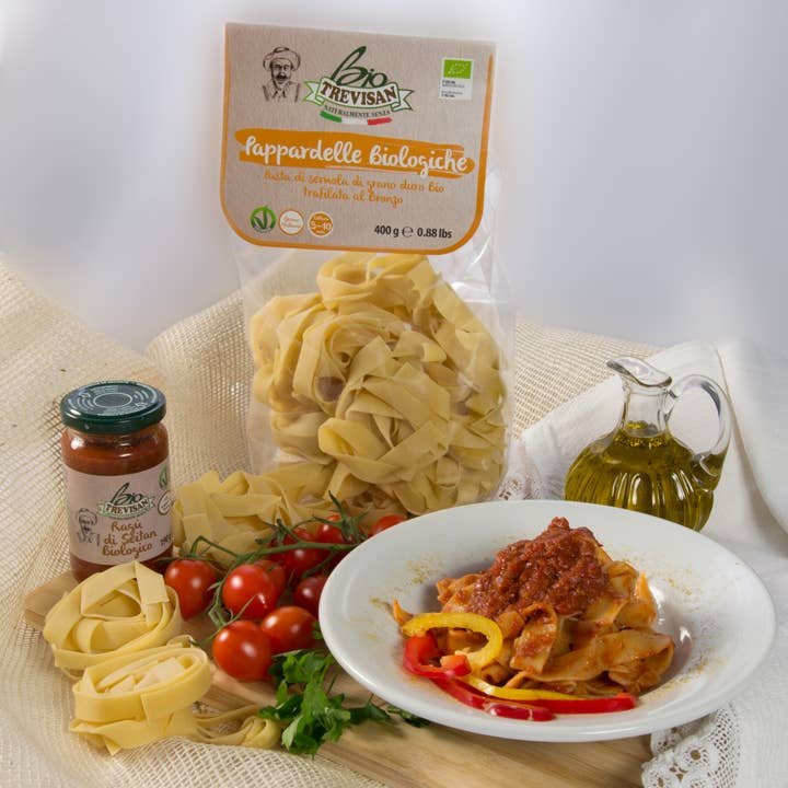 Trevisan - Wholesale Pasta - ORGANIC PAPPARDELLE PASTA 400 G