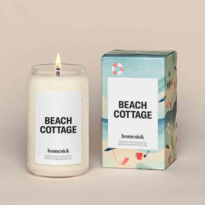 Homesick Candles - Wholesale Jar/Filled Candle - Beach Cottage Candle