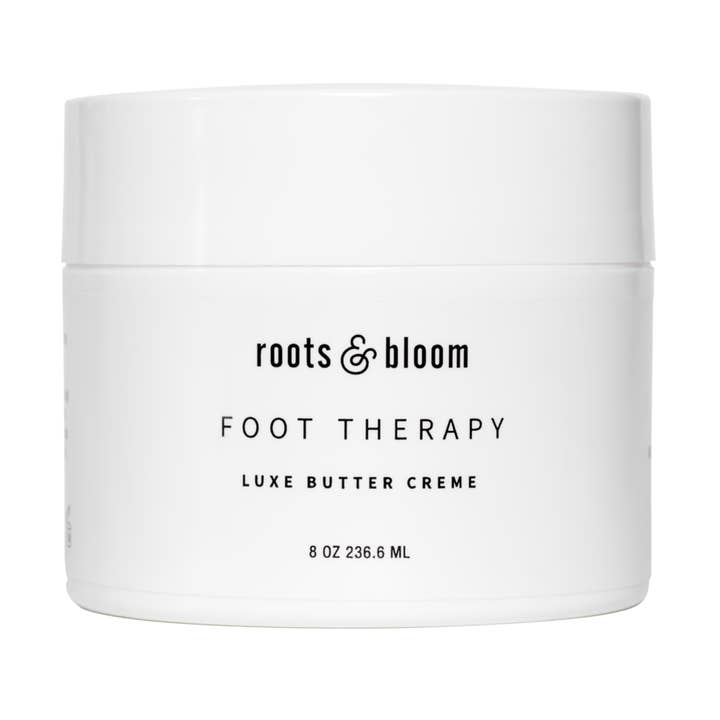 Luxe boter voet reparatiecrème voor wholesale door Roots & Bloom Foot Therapy
