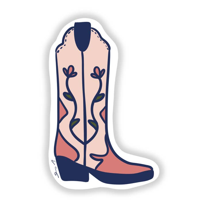 Studio Conroy - Wholesale Sticker - Pink Boot Die-Cut Sticker0