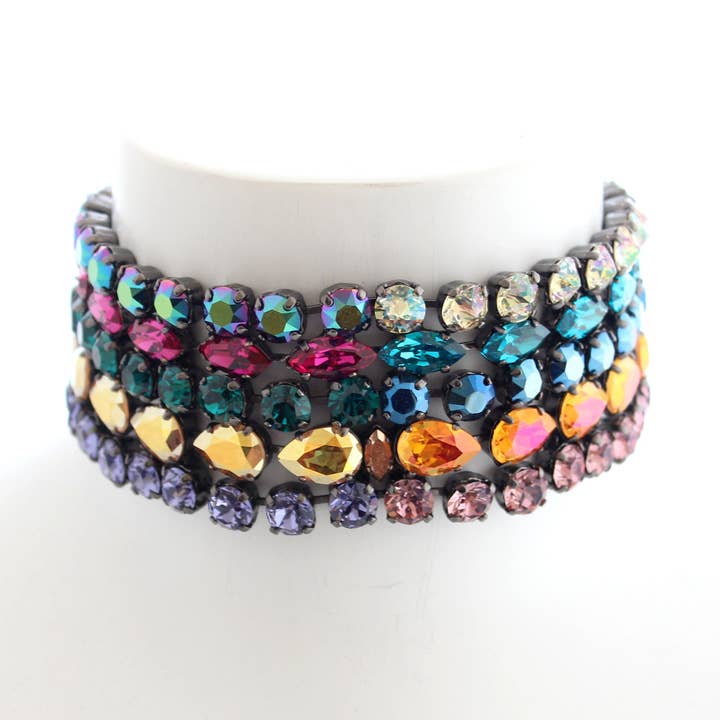 KARNEVAL CHEYENNE CHOKER för wholesale av House of Emmanuele