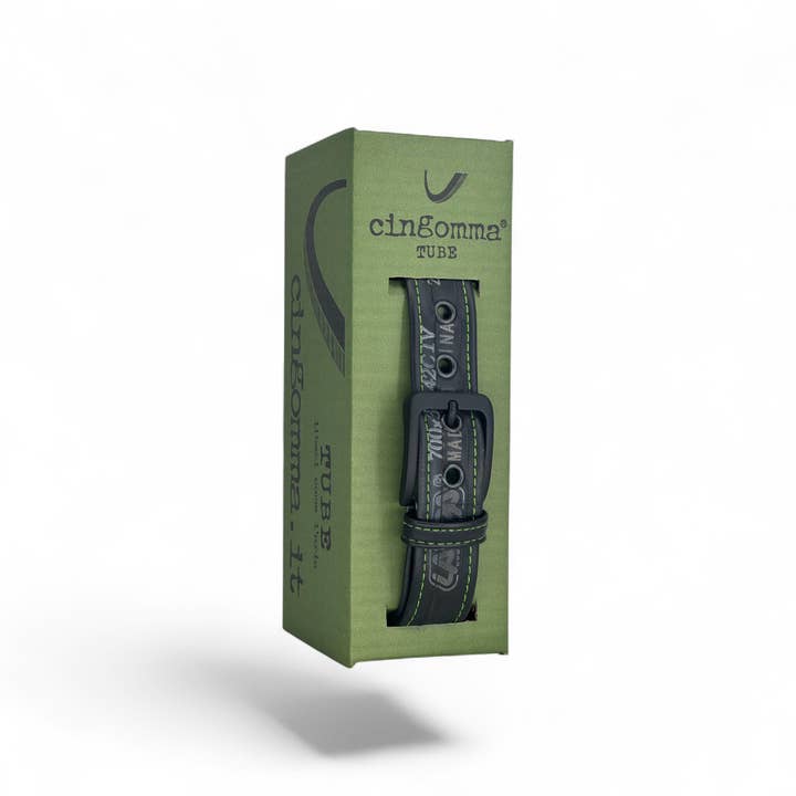 Handgjord återvunnen bälte tillverkad i Italien Nr. 219266 för wholesale av Cingomma