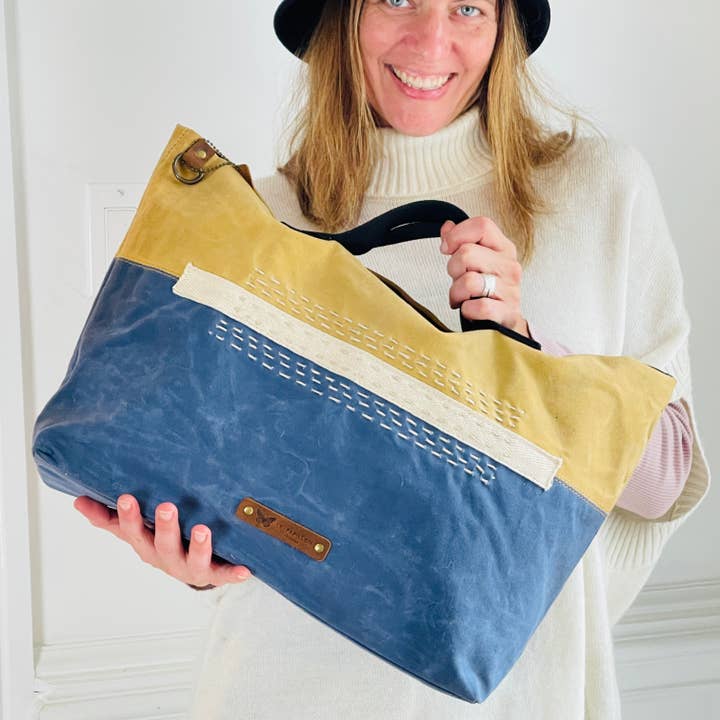 Le Papillon - Wholesale Tote Bag - Women's - Bergere Blue Tote