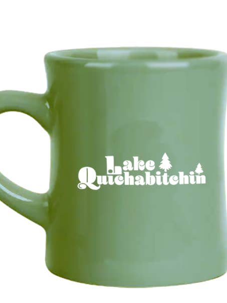 Lake Quichabitchin American-Made Diner Mug for wholesale by Lilybranch