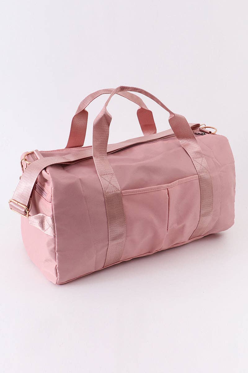 Aspen Rain Boutique - Wholesale Weekender Bag - Women's - Pink gym bag (bag only)4