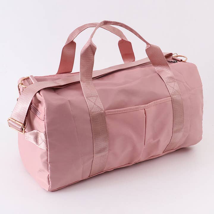 Aspen Rain Boutique - Wholesale Weekender Bag - Women's - Pink gym bag (bag only)4