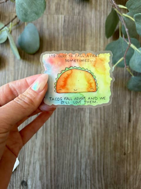 Sticker - Taco for wholesale by Ink + Splash