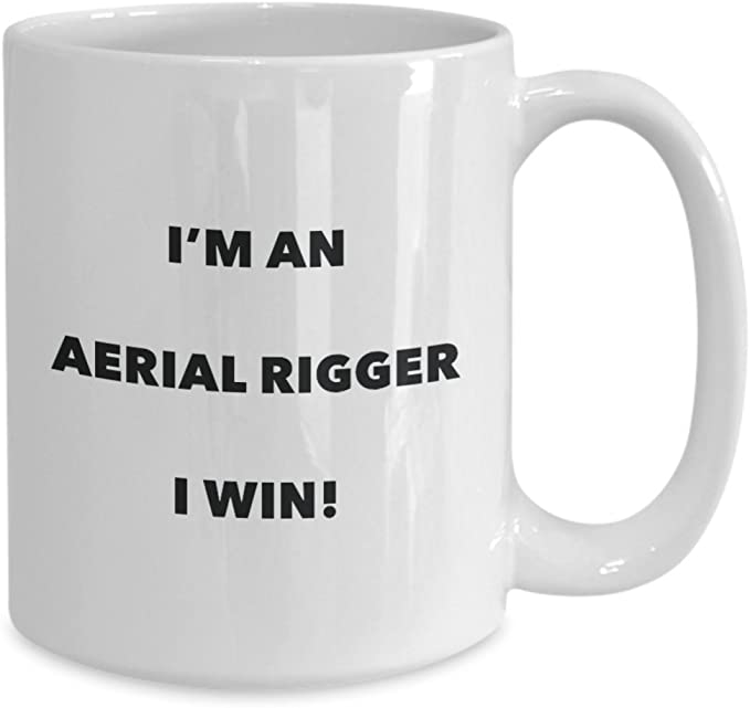 CustomHappy - Wholesale Coffee Mug - Aerial Rigger Mug, I'm an Aerial Rigger Mug I win!2