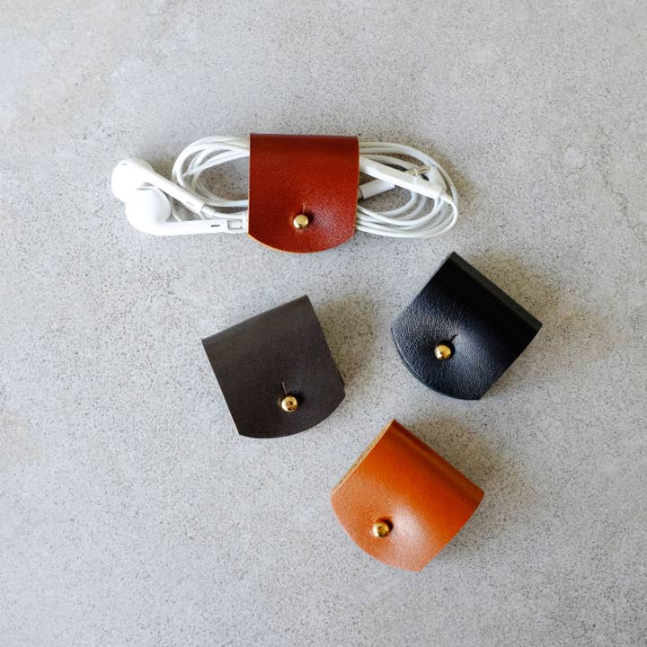 shh manufaktur – wholesale Sladdhållare – kabel arrangör, kabelhållare, buntband, äkta läder