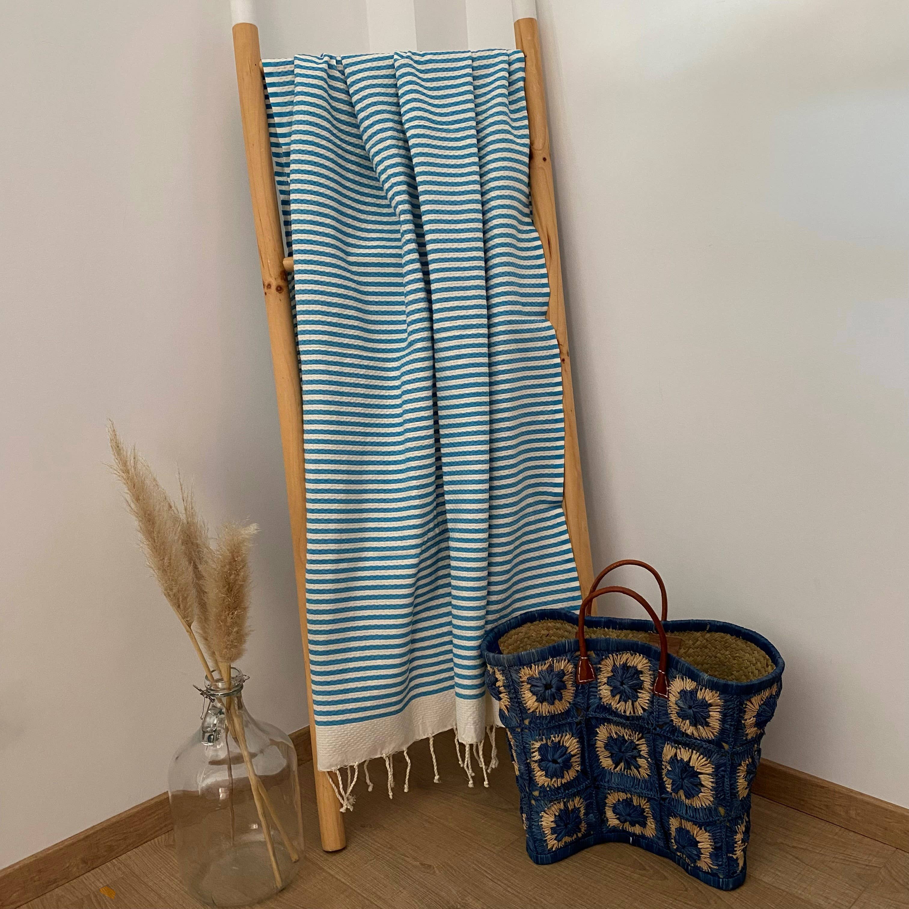 Le comptoir de la plage - Wholesale Strandlaken - Fouta Yadara Honingraat 100x200 of 200x200 cm 190 g/m²2