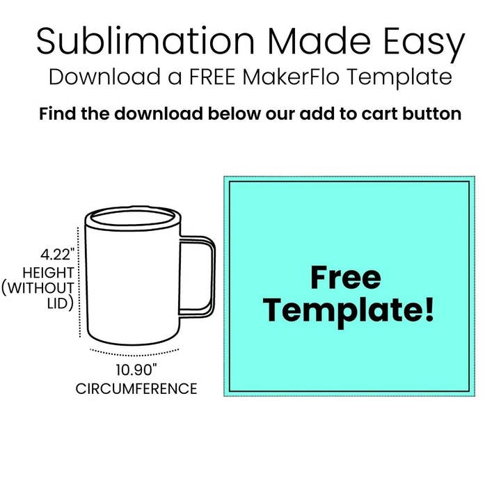 MakerFlo - Wholesale Insulated Mug/Tumbler - 12oz Sublimation Camper Mug6