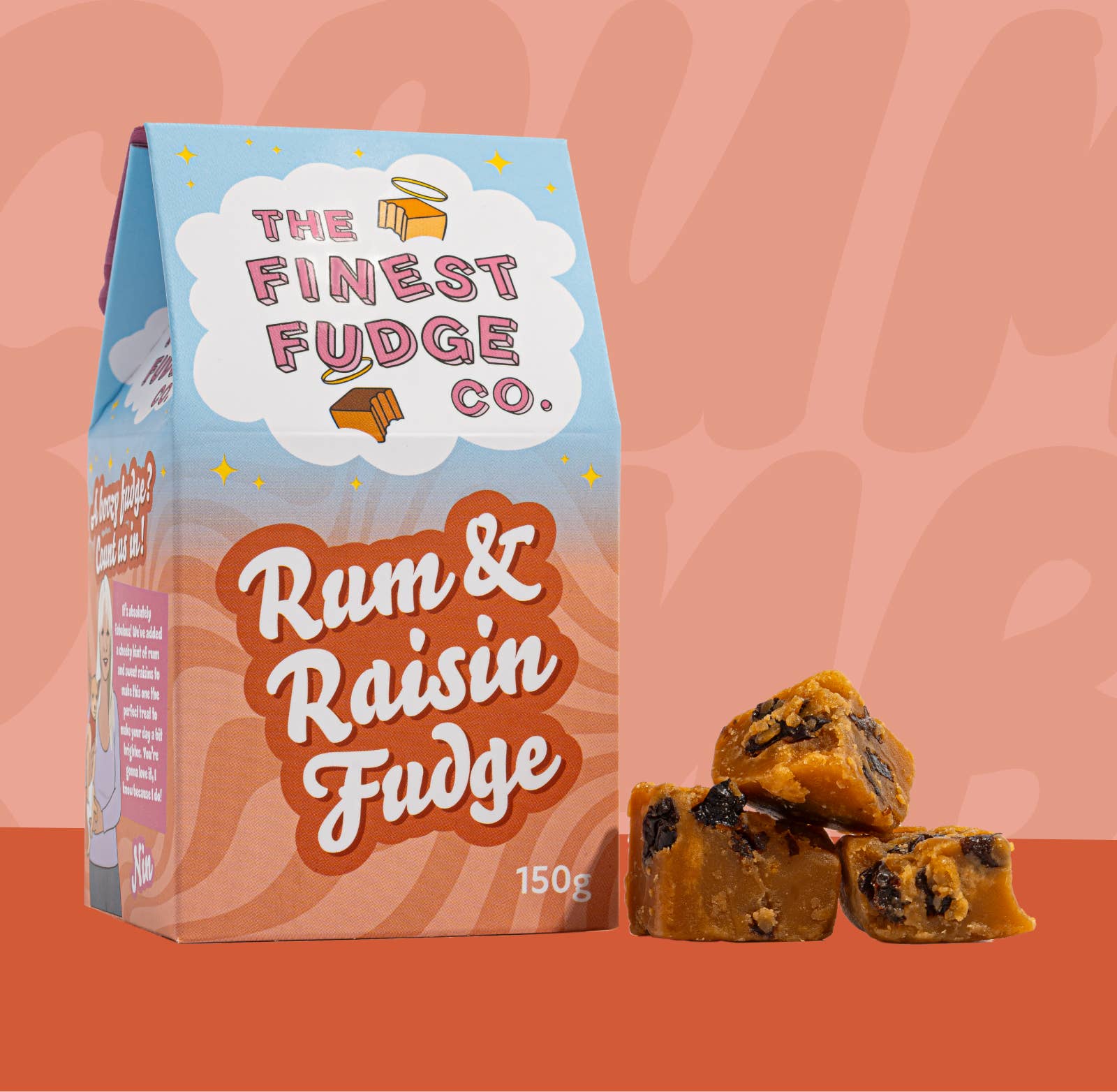 The Finest Fudge Co – wholesale Fudge – Rum and Raisin Fudge Box0