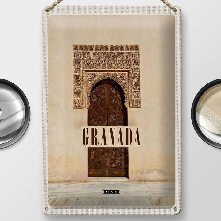 Femer - Wholesale Sign - Granada Spain Tourism Poster 20x30cm Travel Sign1