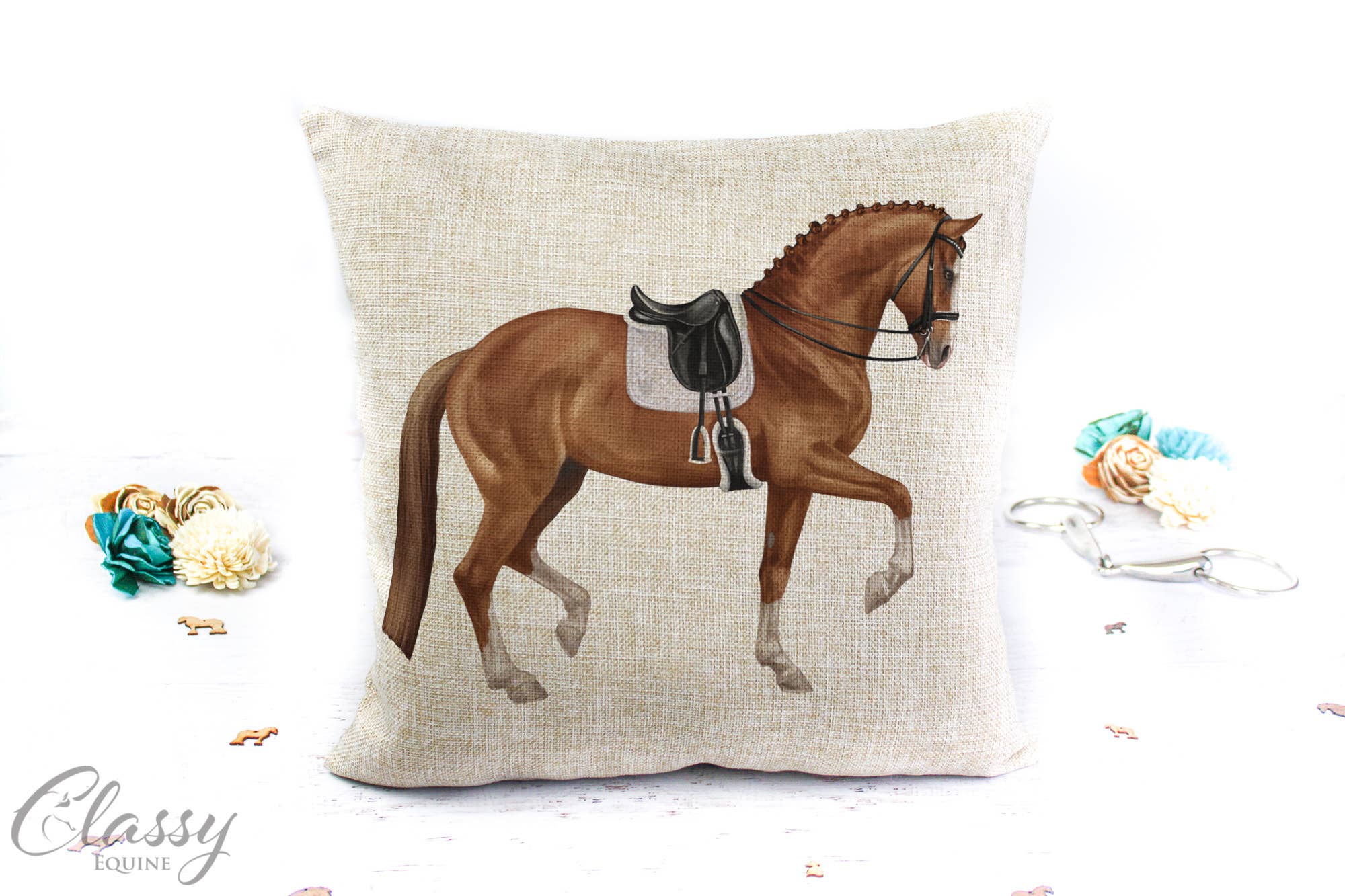 Classy Equine - Vente Housse de coussin - Housse de coussin cheval de dressage - Cadeaux équestres2