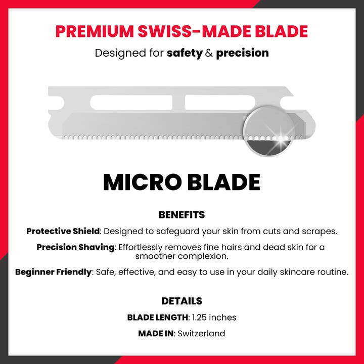 jia Personal Care - Wholesale Razor - Jia Dermaplane Facial Metal Razor - Black Sapphire2