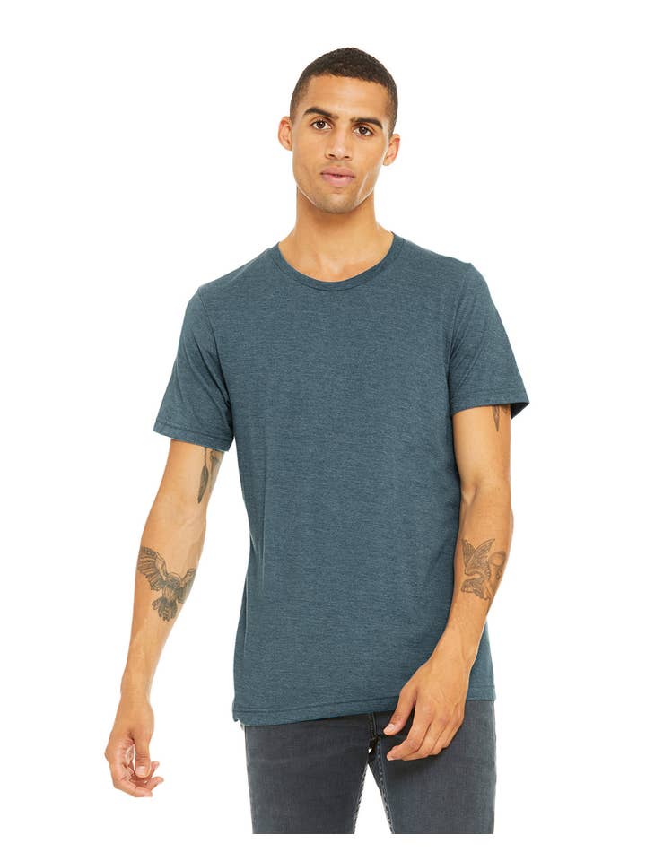 Total Apparel - Wholesale T-Shirt - Men's - Bella + Canvas 3413C - Unisex Triblend T-Shirt